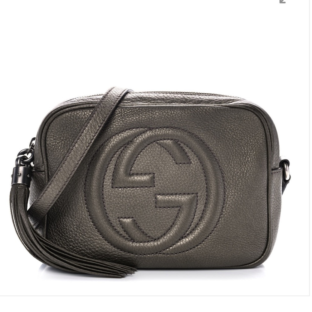 Gucci Soho Disco Bag in Pewter